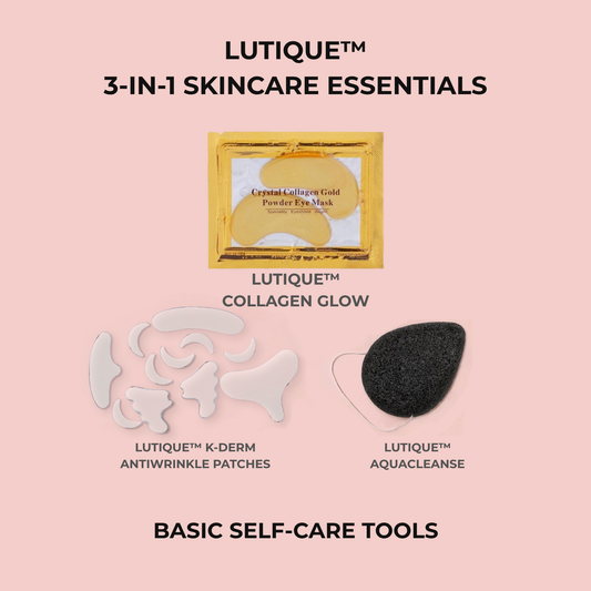 3-in-1 Bundle (AquaCleanse, Collagen Glow, K-Derm Antiwrinkle Patches)
